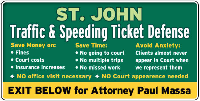 St. John Parish, Louisiana Traffic Ticket Lawyer/Attorney Paul M. Massa | FREE Consultation